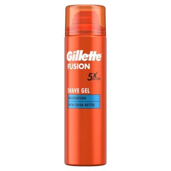 Gillette Fusion5 Shaving Gel Moisturising, 200ml Gillette Fusion5 Shaving Gel Moisturising, 200ml
