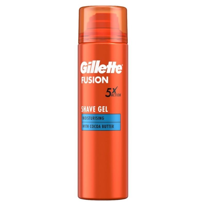 Gillette Fusion5 Shaving Gel Moisturising, 200ml Gillette Fusion5 Shaving Gel Moisturising, 200ml