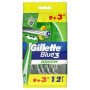 Gillette Blue3 Sensitive Disposable Razors With Comfort Gel 9+3 Count Gillette Blue3 Sensitive Disposable Razors With Comfort Gel 9+3 Count