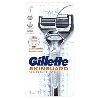 Gillette Skinguard Sensitive Razor + 1 Razor Blade Gillette Skinguard Sensitive Razor + 1 Razor Blade