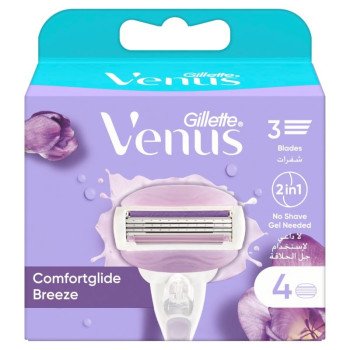 Gillette Venus Comfortglide Breeze Women's Razor Blade Refills 4 Count Gillette Venus Comfortglide Breeze Women's Razor Blade Refills 4 Count