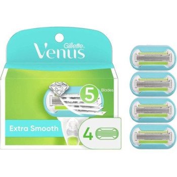 Gillette Venus Extra Smooth Embrace Women's Razor Blade Refills 4 Count Gillette Venus Extra Smooth Embrace Women's Razor Blade Refills 4 Count