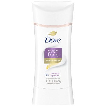 Dove Even Tone Anti-perspirant Deodorant Stick Rosewood & Powder 74 g Dove Even Tone Anti-perspirant Deodorant Stick Rosewood & Powder 74 g