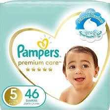 Pampers Premium Care No (5) 11-18 Kg 46 Diapers Pampers Premium Care No (5) 11-18 Kg 46 Diapers