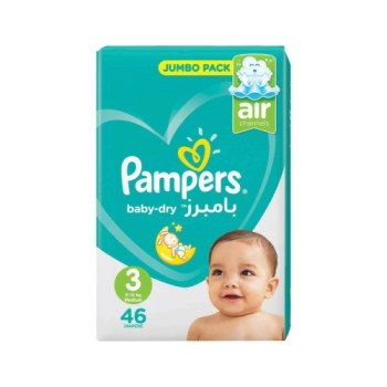 Pampers No (3) 6-10 Kg 46 Diaper Pampers No (3) 6-10 Kg 46 Diaper