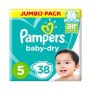 Pampers Baby-Dry No (5) , 11-16 Kg Junior, 38 Diapers Pampers Baby-Dry No (5) , 11-16 Kg Junior, 38 Diapers