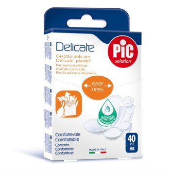 Pic Delicate Assorted Plaster Strips 40 Pcs Pic Delicate Assorted Plaster Strips 40 Pcs