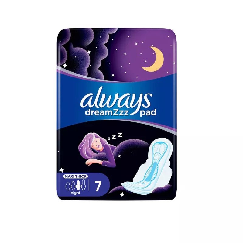 Always Dreamzzz Maxi Thick Night 7 Pads Always Dreamzzz Maxi Thick Night 7 Pads