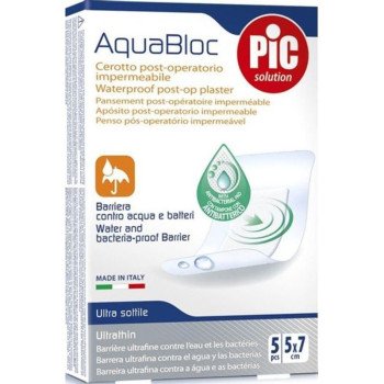 Pic Aquabloc Post-Op Plaster 5x7cm, 5 Pcs Pic Aquabloc Post-Op Plaster 5x7cm, 5 Pcs