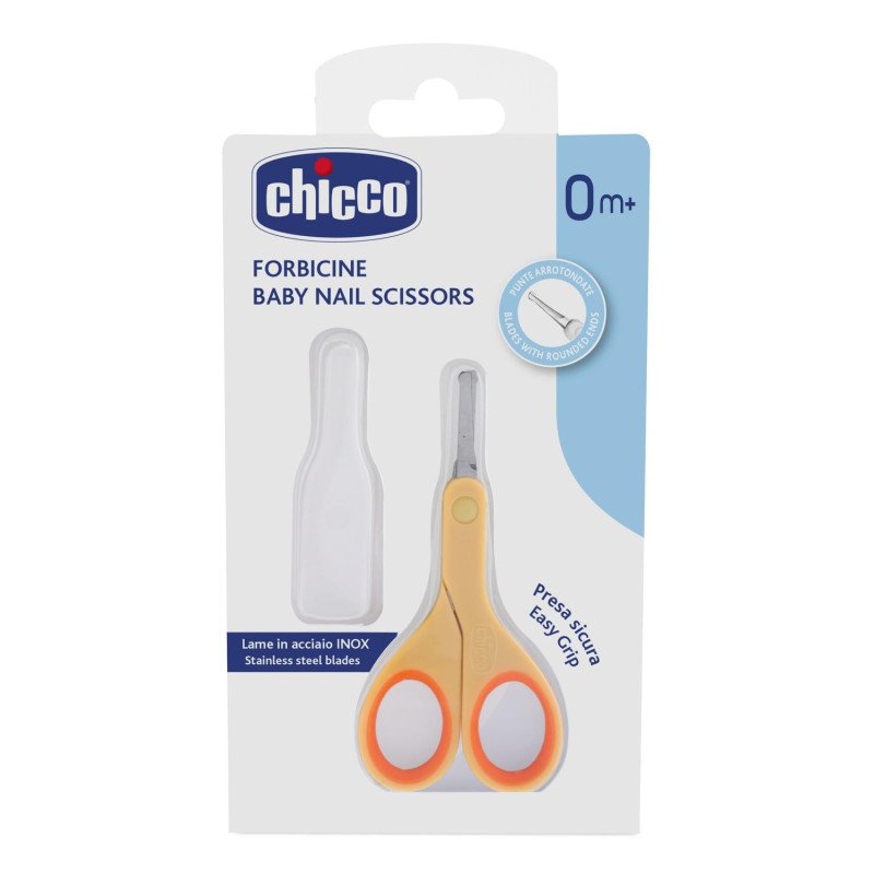Chicco Baby Nail Scissors Orange Chicco Baby Nail Scissors Orange