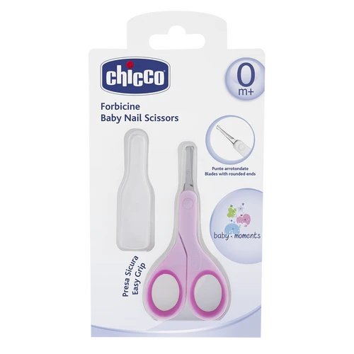 Chicco Baby Nail Scissors Pink Chicco Baby Nail Scissors Pink
