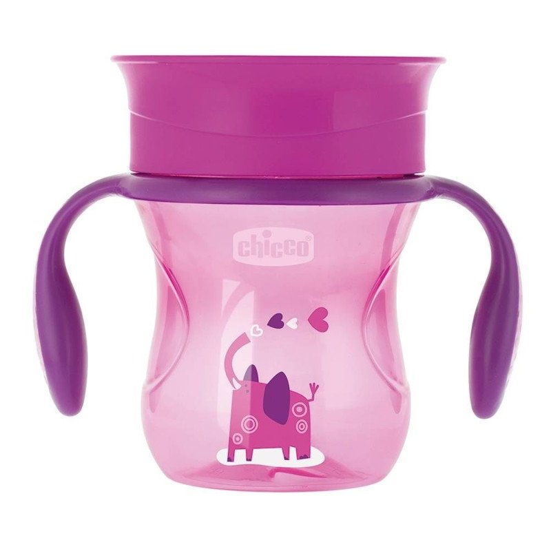 Chicco Perfect Cup 12m+ Pink Gril 200 ml Chicco Perfect Cup 12m+ Pink Gril 200 ml