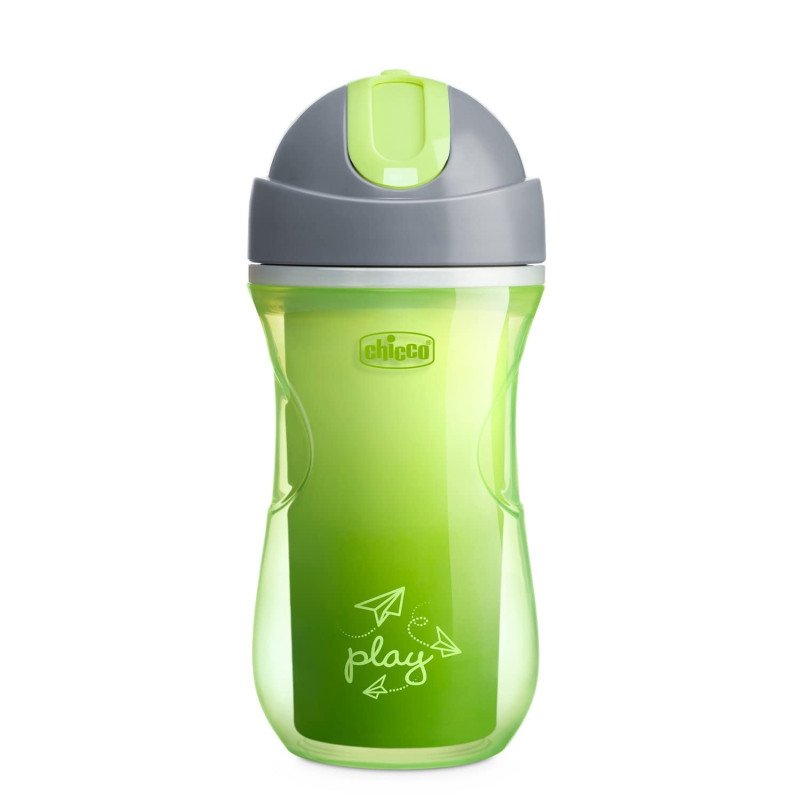 Chicco Sport Cup With Straw 14m+ Green 266 ml Chicco Sport Cup With Straw 14m+ Green 266 ml