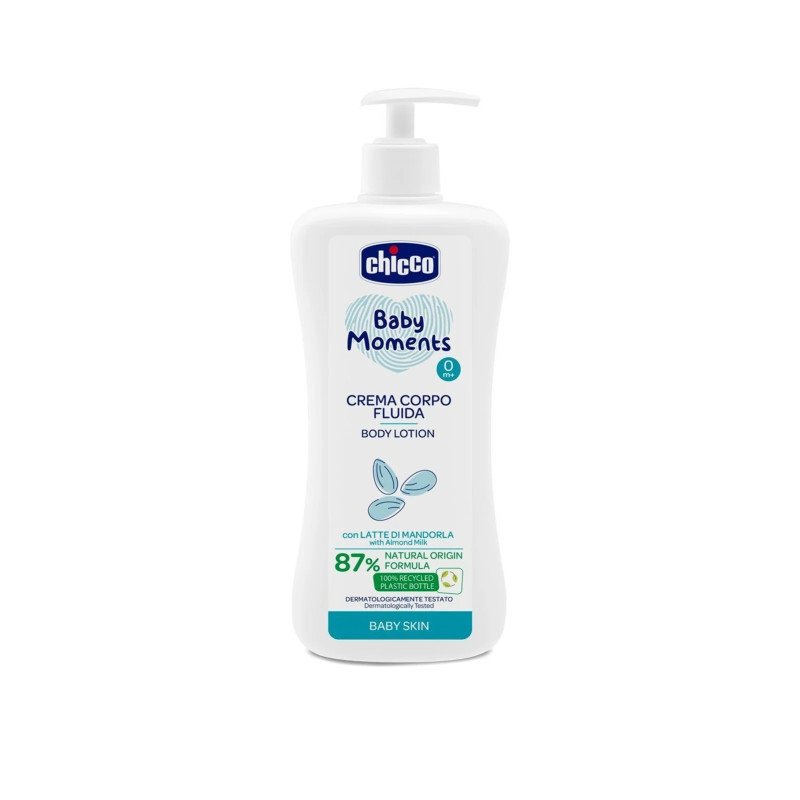 Chicco Baby Moments Fluid Body Lotion With Almond Milk 500 ml Chicco Baby Moments Fluid Body Lotion With Almond Milk 500 ml