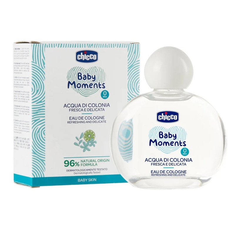 Chicco Baby Moments Eau De Cologne Refreshing & Delicate 100 ml Chicco Baby Moments Eau De Cologne Refreshing & Delicate 100 ml