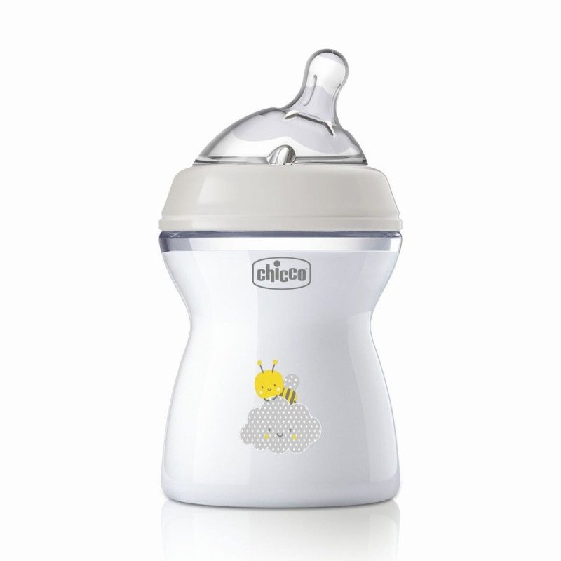 Chicco Natural Feeling Bottle 2m+ Medium Flow 250 ml Beige Unisex