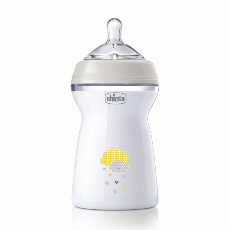 Chicco Natural Feeling 6m+ Feeding Bottle Rapid Flow 330 ml