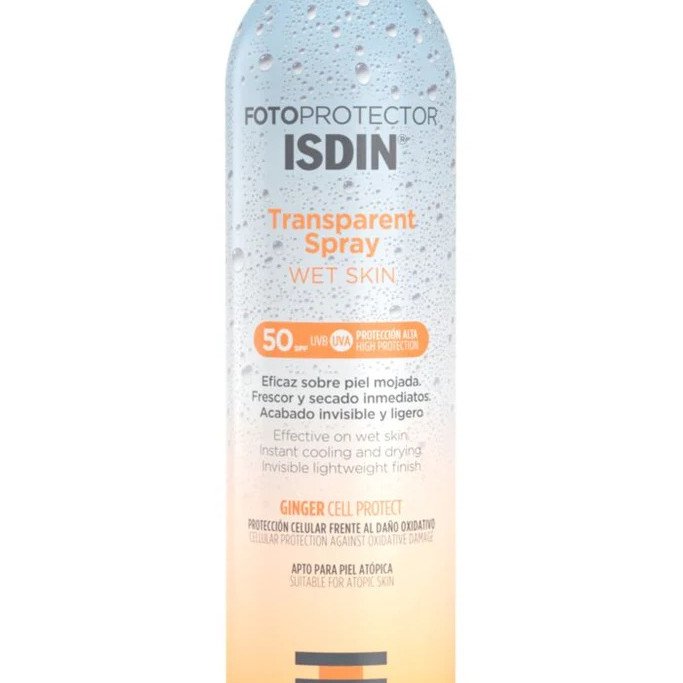 ISDIN Fotoprotector Transparent Spray Wet Skin SPF 50+ 50 ml ISDIN Fotoprotector Transparent Spray Wet Skin SPF 50+ 50 ml