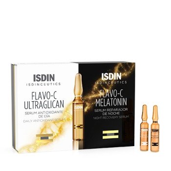 ISDIN Flavo-C Day and Night Recovery Serum 10 Ampoules ISDIN Flavo-C Day and Night Recovery Serum 10 Ampoules