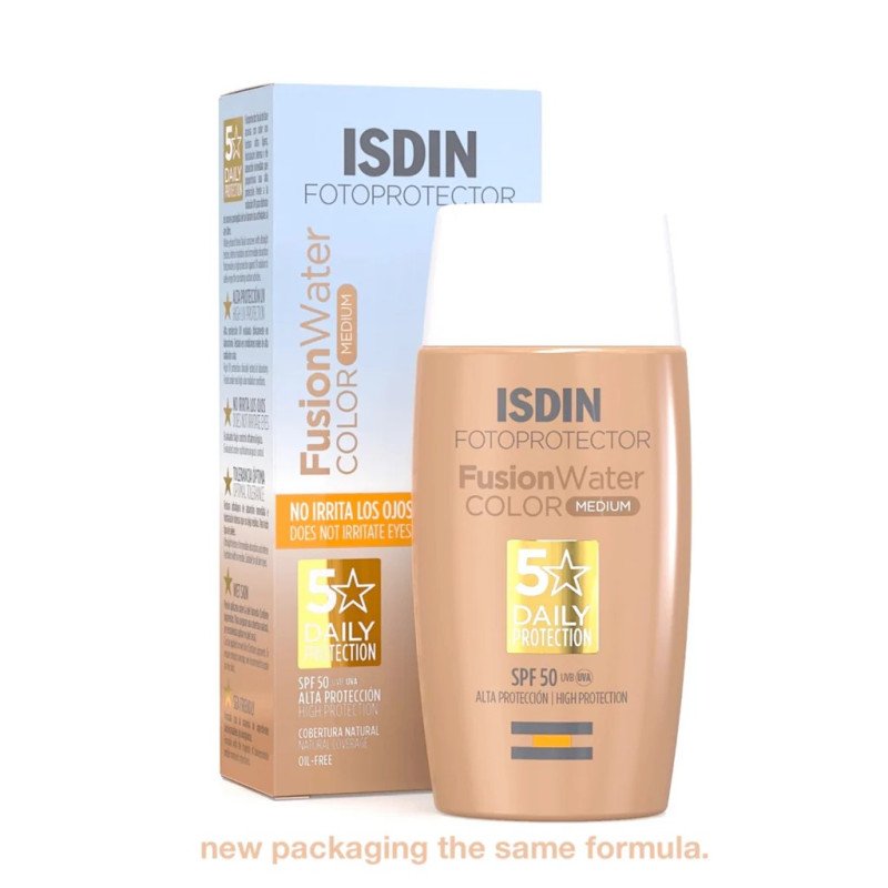 ISDIN Fotoprotector Fusion Water Color Medium SPF 50 + 50ml ISDIN Fotoprotector Fusion Water Color Medium SPF 50 + 50ml
