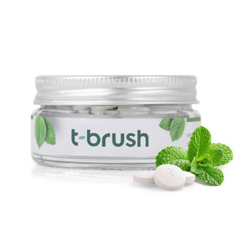 T-Brush Effervescent Toothpaste Tablets Spearmint 90 Tablets T-Brush Effervescent Toothpaste Tablets Spearmint 90 Tablets