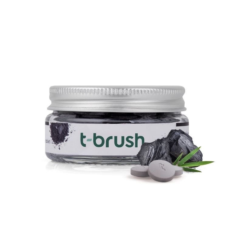 T-Brush Effervescent Toothpaste Tablets Activated Charcoal 90 Tablets T-Brush Effervescent Toothpaste Tablets Activated Charcoal 90 Tablets
