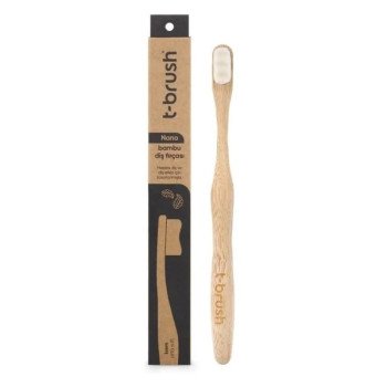 T-Brush Nano Bamboo Ultra Soft Toothbrush White Color T-Brush Nano Bamboo Ultra Soft Toothbrush White Color