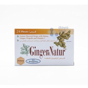 Ginger Natur Ginger Propolis 24 Lozenges Ginger Natur Ginger Propolis 24 Lozenges