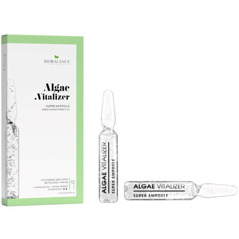 بيوبالانس أمبولات ألجاي فيتاليتي، مستخلص الكافيار الأخضر ٣٪، ١٠ × ٢ مل بيوبالانس أمبولات ألجاي فيتاليتي، مستخلص الكافيار الأخضر ٣٪، ١٠ × ٢ مل