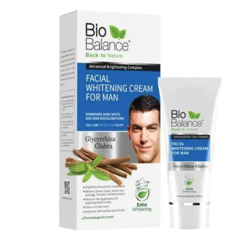Biobalance Facial Whitening Cream For Men 60ml