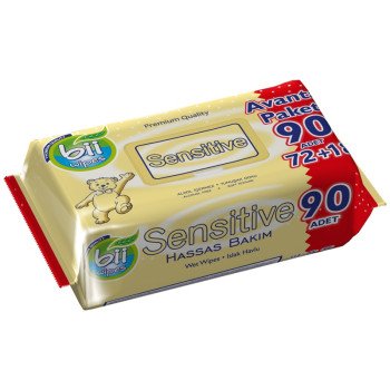 Bii Wipes Sensitive 72+18 Wipes Bii Wipes Sensitive 72+18 Wipes