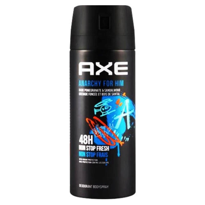 Axe Anarchy Deodorant Spray 48h for men 150ml