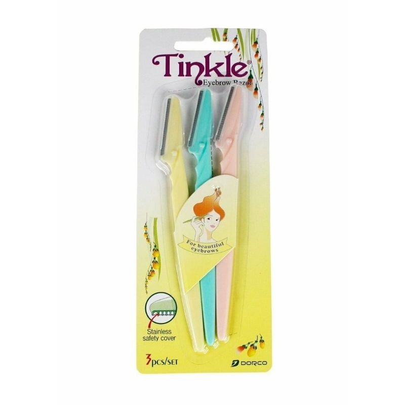 Tinkle Twinkle Eyebrow Painless Facial Hair Remover Razor 3 Count