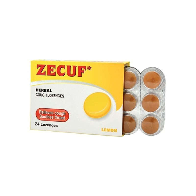 Zecuf Herbal Cough 24 Lozenges Lemon Zecuf Herbal Cough 24 Lozenges Lemon