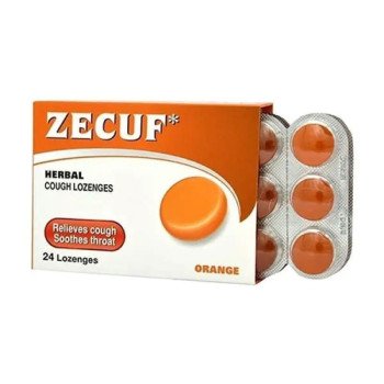Zecuf Herbal Cough 24 Lozenges Orange Zecuf Herbal Cough 24 Lozenges Orange