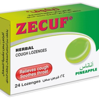 Zecuf Herbal Cough 24 Lozenges Pineapple Zecuf Herbal Cough 24 Lozenges Pineapple
