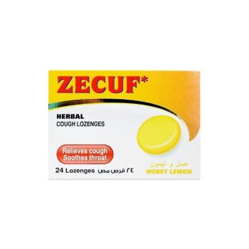 Zecuf Herbal Cough 24 Lozenges Honey Lemon Zecuf Herbal Cough 24 Lozenges Honey Lemon
