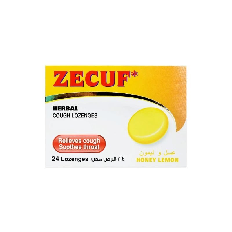 Zecuf Herbal Cough 24 Lozenges Honey Lemon Zecuf Herbal Cough 24 Lozenges Honey Lemon