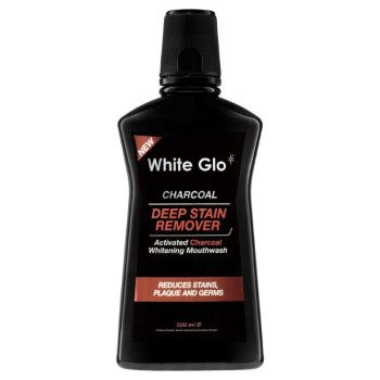 White Glo Deep Stain Remover Mouthwash 500ml White Glo Deep Stain Remover Mouthwash 500ml