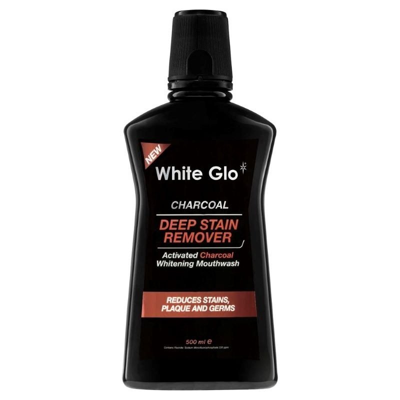 White Glo Deep Stain Remover Mouthwash 500ml White Glo Deep Stain Remover Mouthwash 500ml