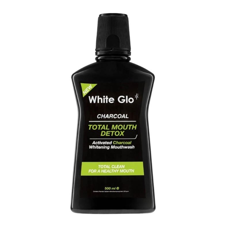 White Glo Total Mouth Detox Mouthwash 500ml White Glo Total Mouth Detox Mouthwash 500ml